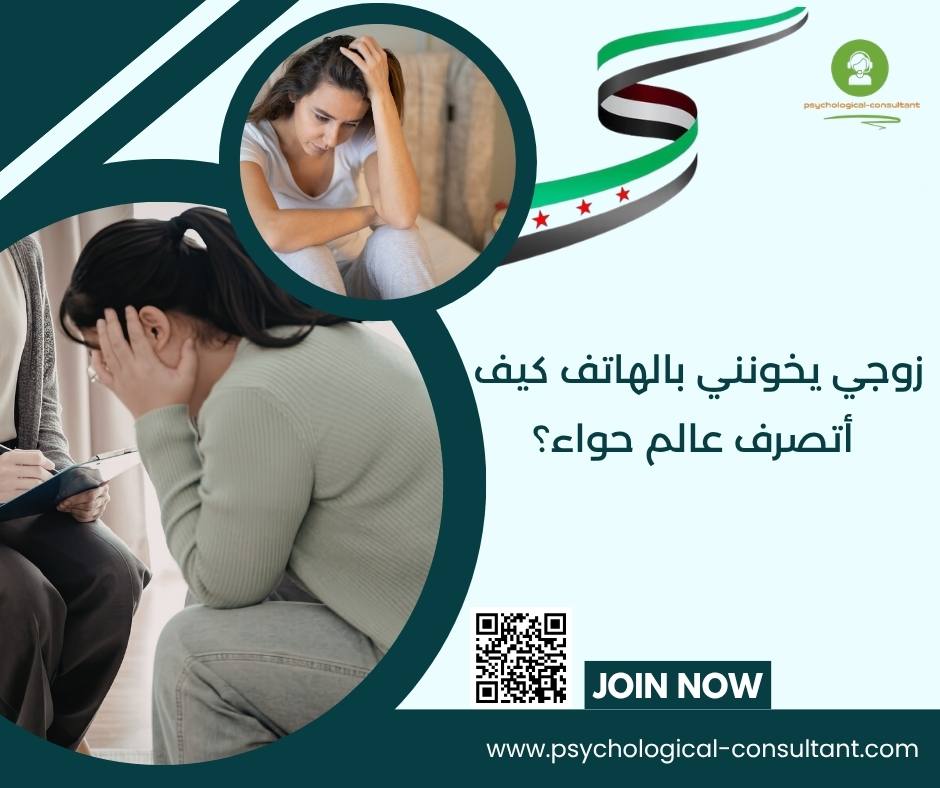 زوجي يخونني بالهاتف كيف أتصرف عالم حواء