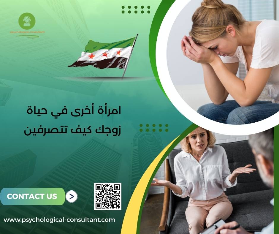 امرأة أخرى في حياة زوجك كيف تتصرفين