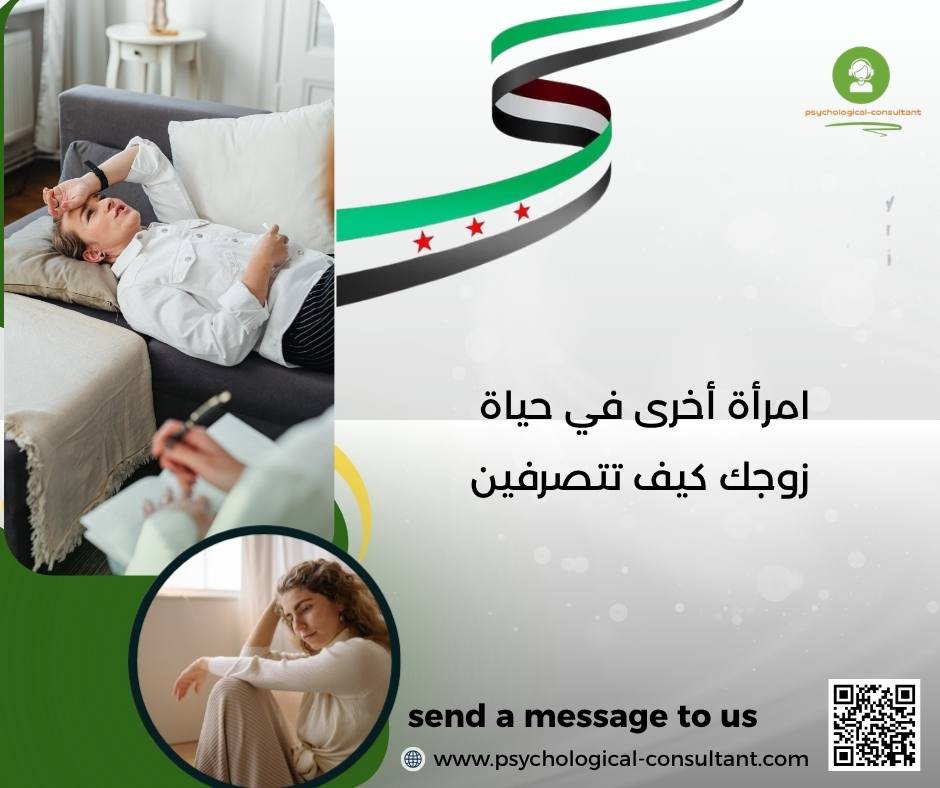 امرأة أخرى في حياة زوجك كيف تتصرفين